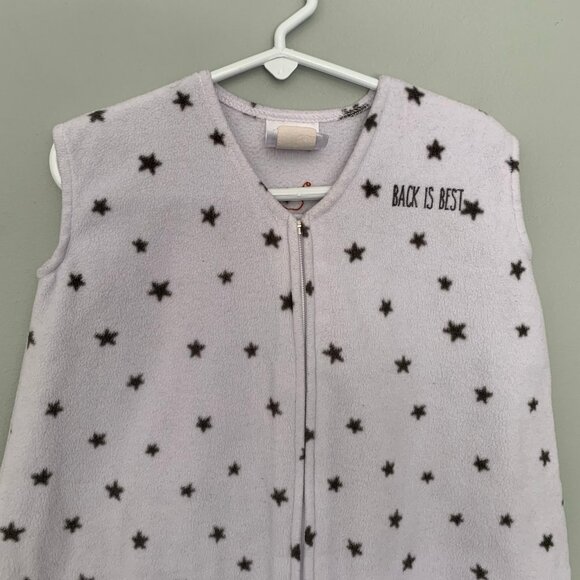 Halo SleepSack Early Walker fleece white stars sleeper - Picture 2 of 5